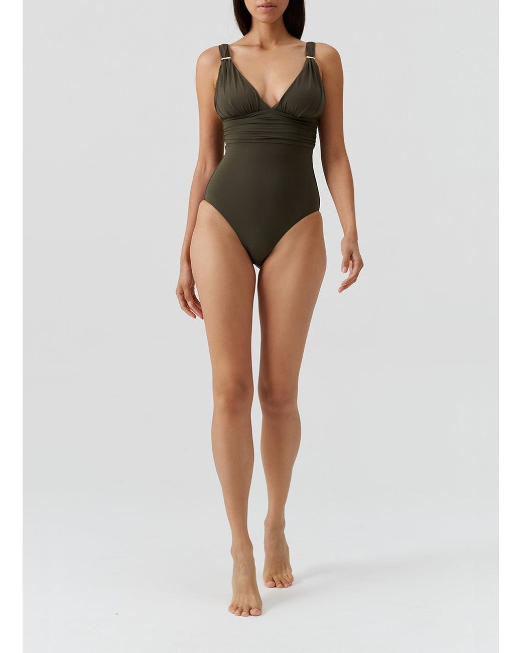 Melissa Odabash Green Panarea Swimsuit