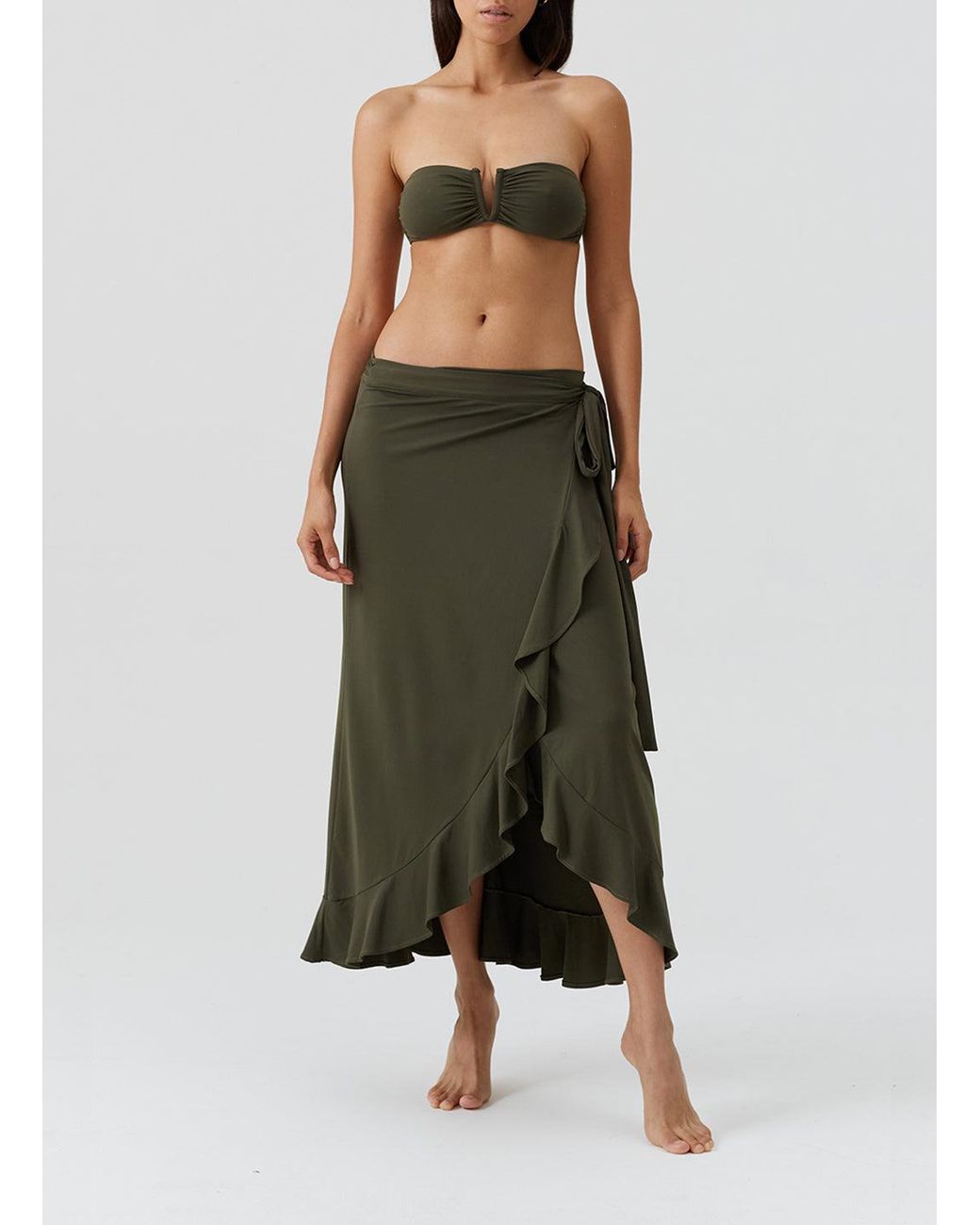 Melissa Odabash Green Cassidy Skirt