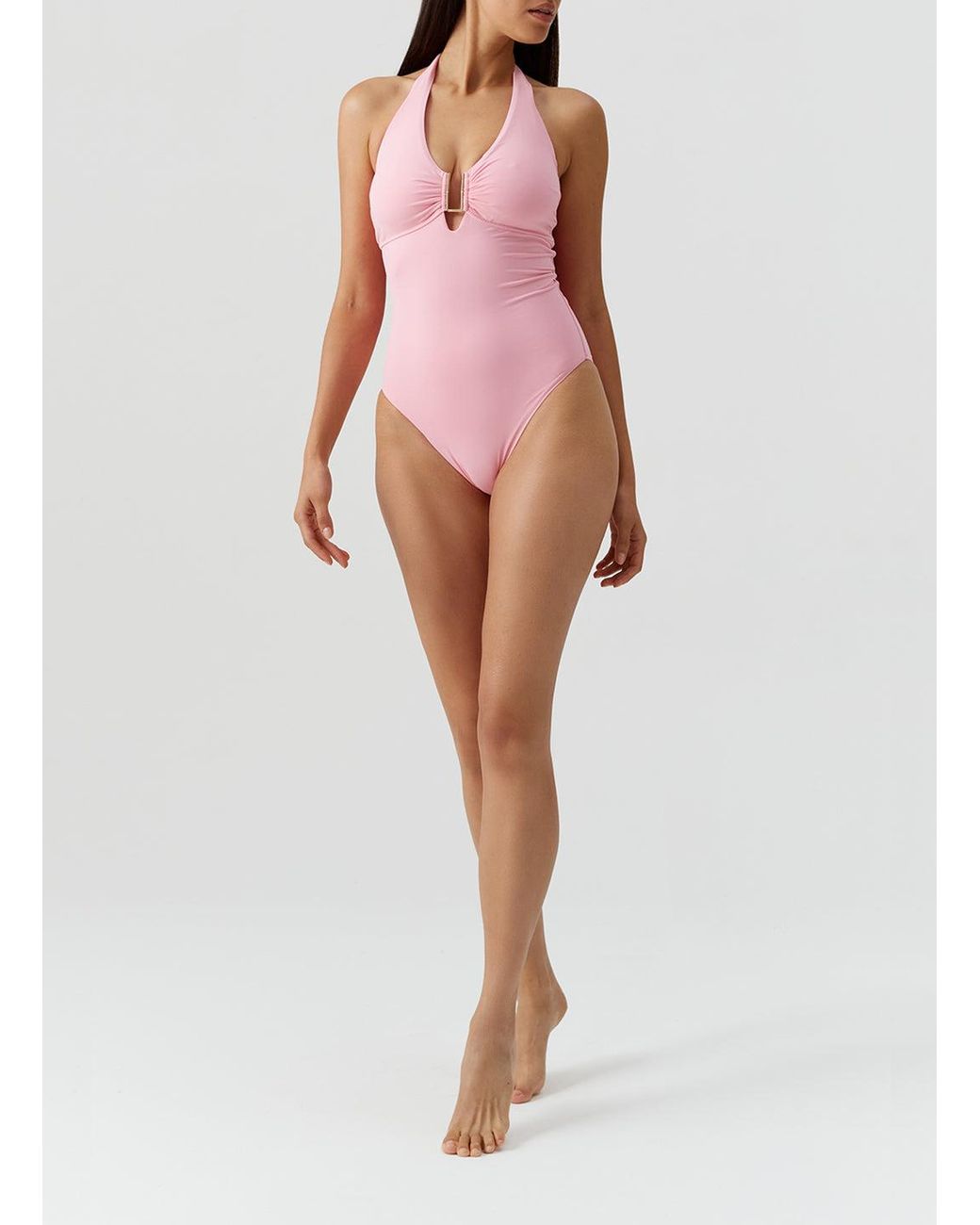 Melissa Odabash Pink Tampa Rose Swimsuit