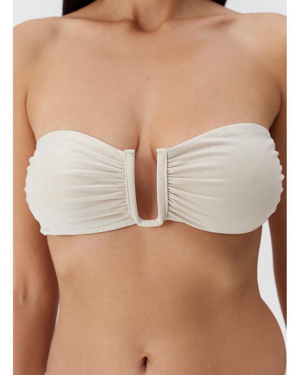 Melissa Odabash White Prague Bikini Top
