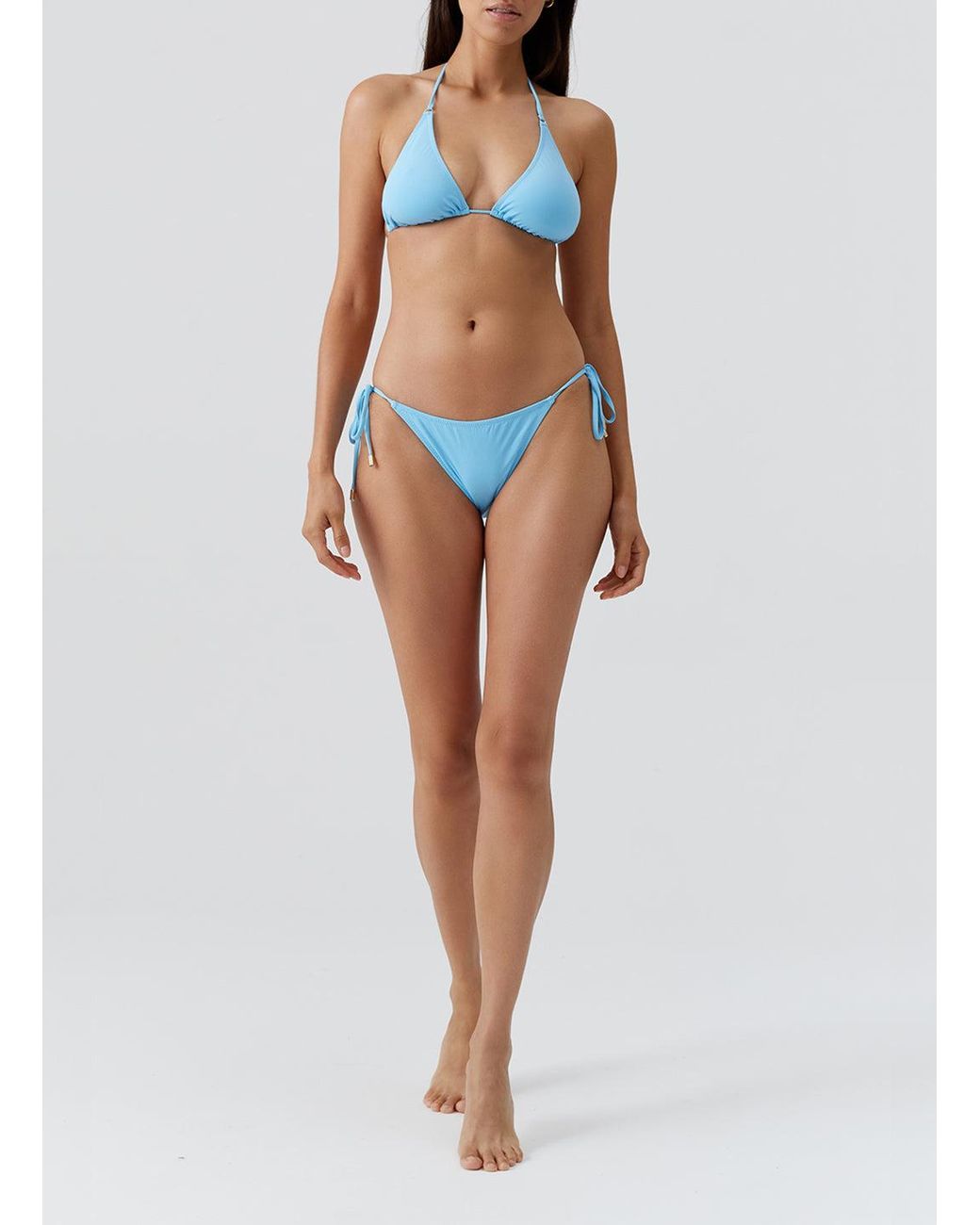Melissa Odabash Blue Malibu Celeste Bikini Top