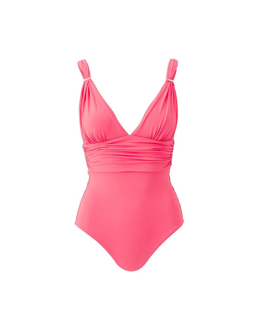 Melissa Odabash Pink Panarea Coral Swimsuit