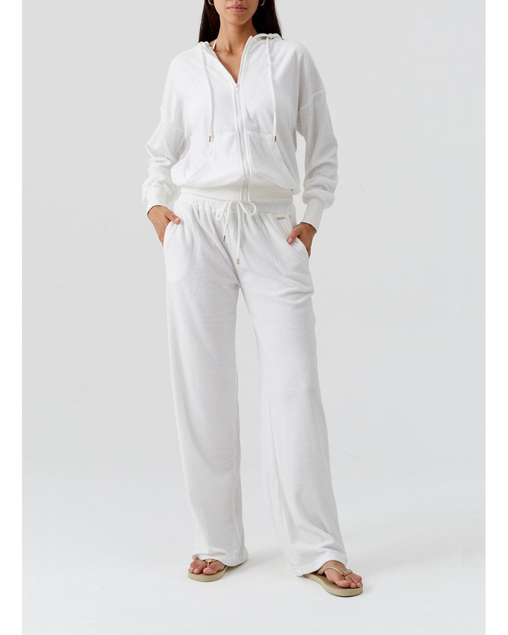 Melissa Odabash White Betty Trousers