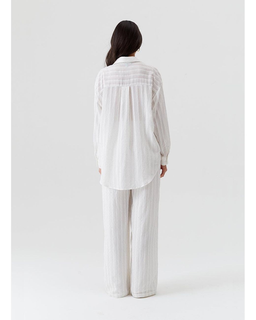 Melissa Odabash White Trisha Trousers