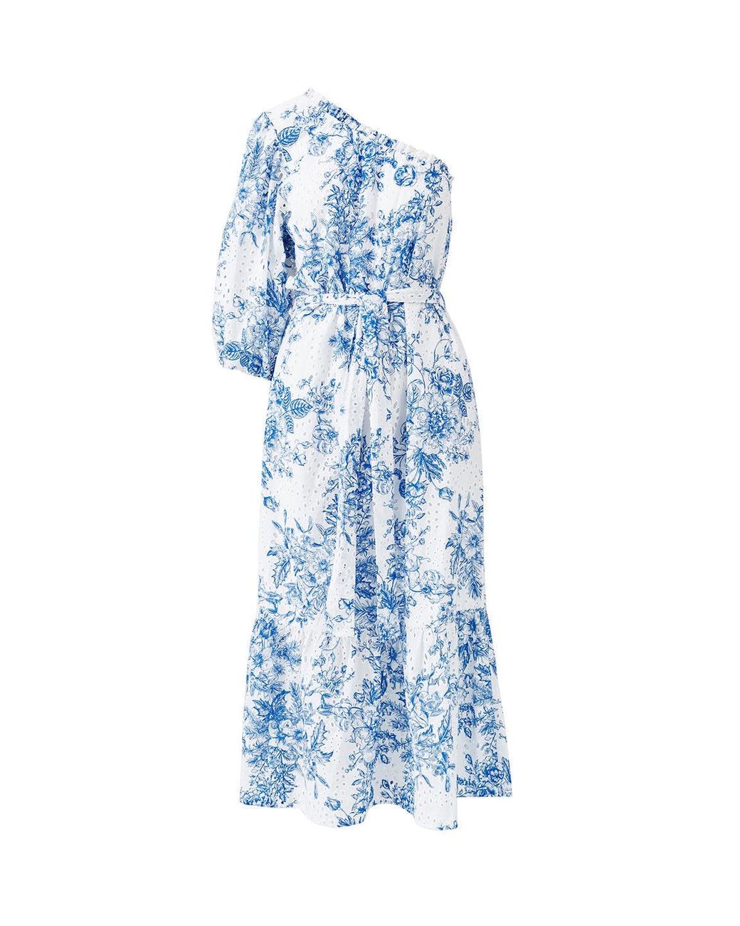 Melissa Odabash Blue Autumn Coastal Dress
