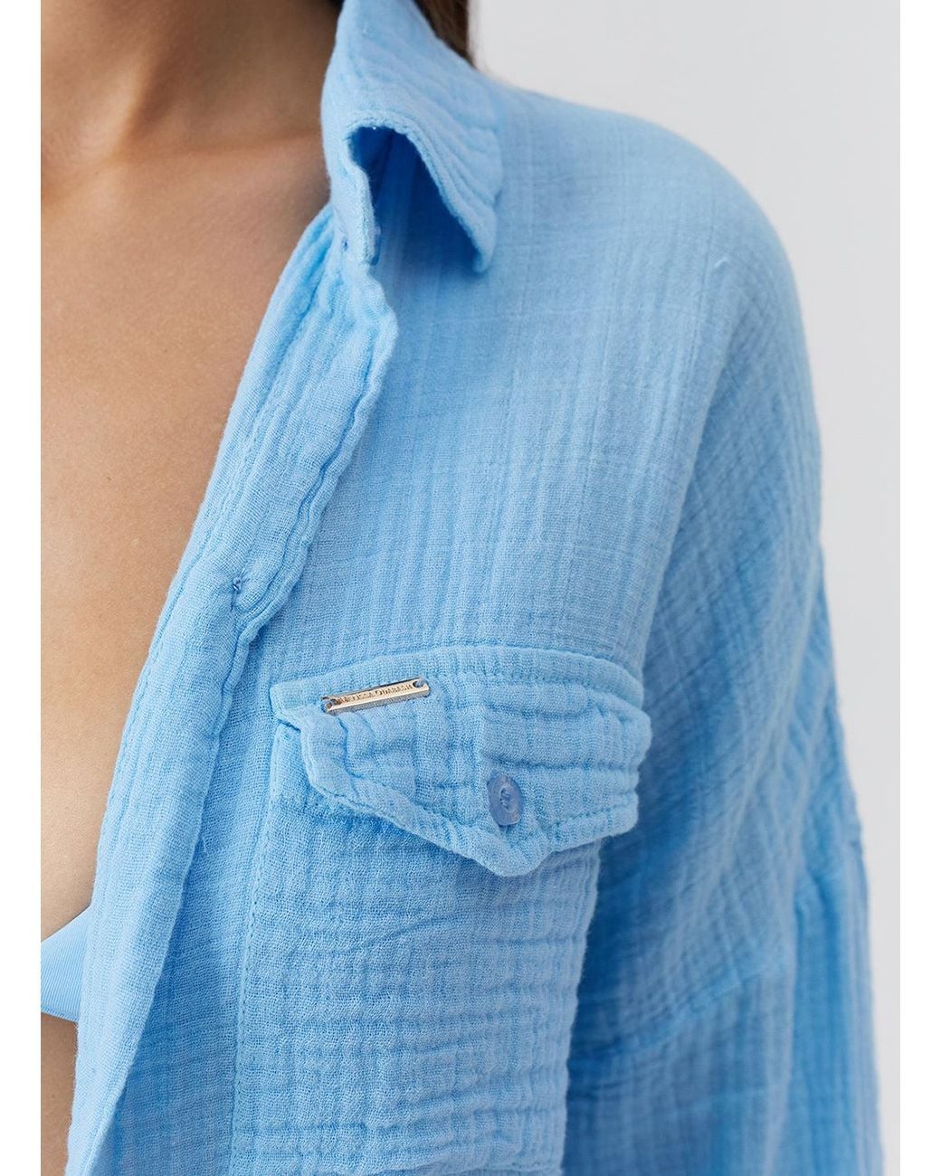 Odabash UK Blue Elena Oasis Top
