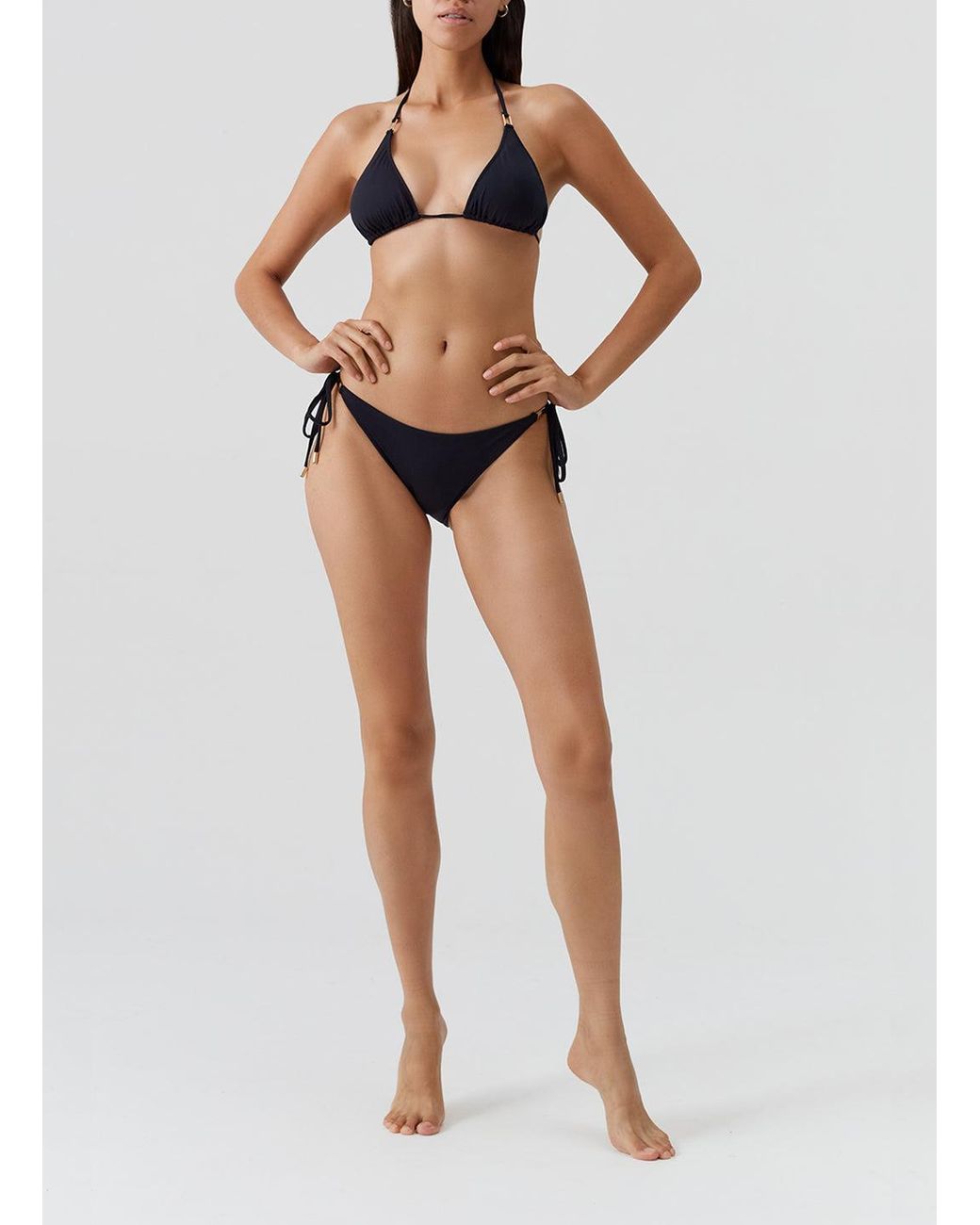 Melissa Odabash Black Cancun Bikini Top