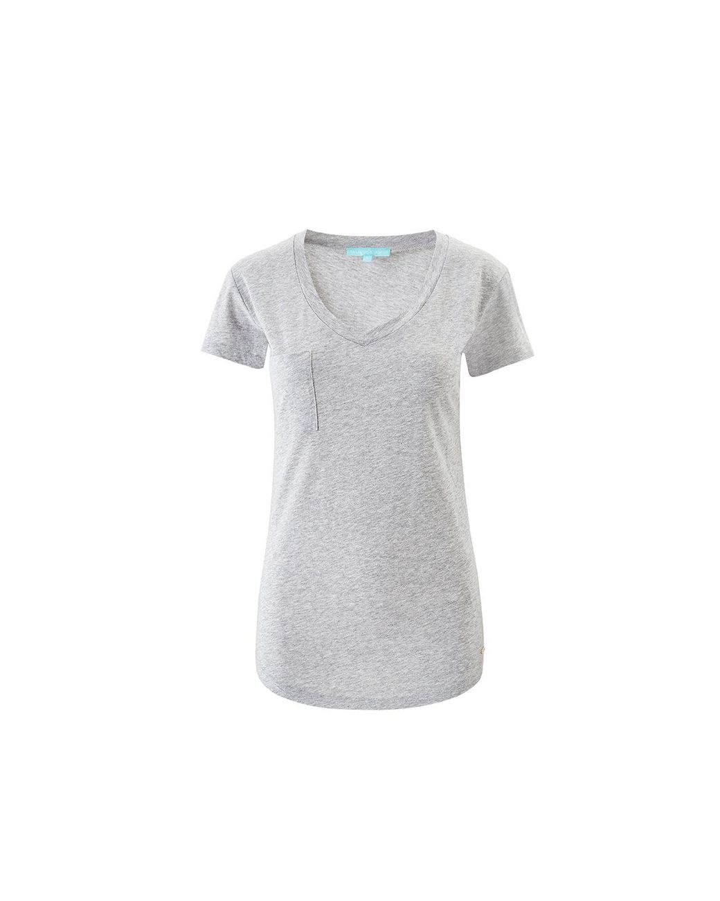 Melissa Odabash Gray Exclusive Hadley T-Shirt