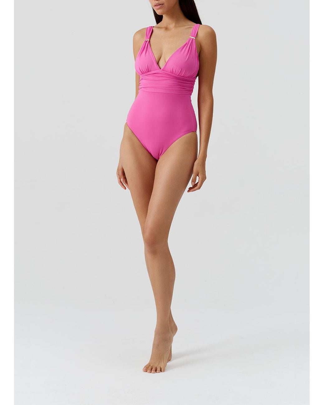 Melissa Odabash Pink Panarea Swimsuit