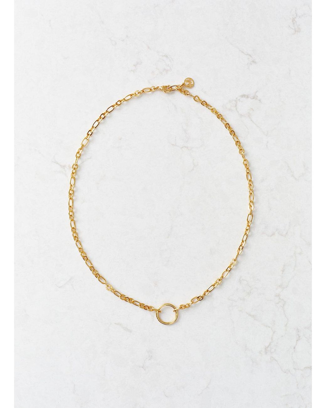 Melissa Odabash White Charm Hanger Necklace