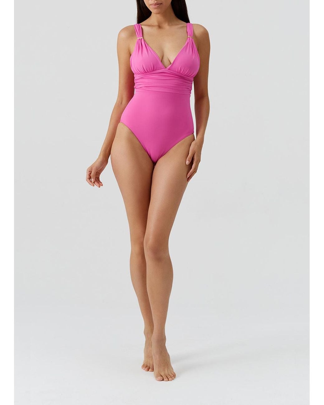 Melissa Odabash Pink Panarea Swimsuit