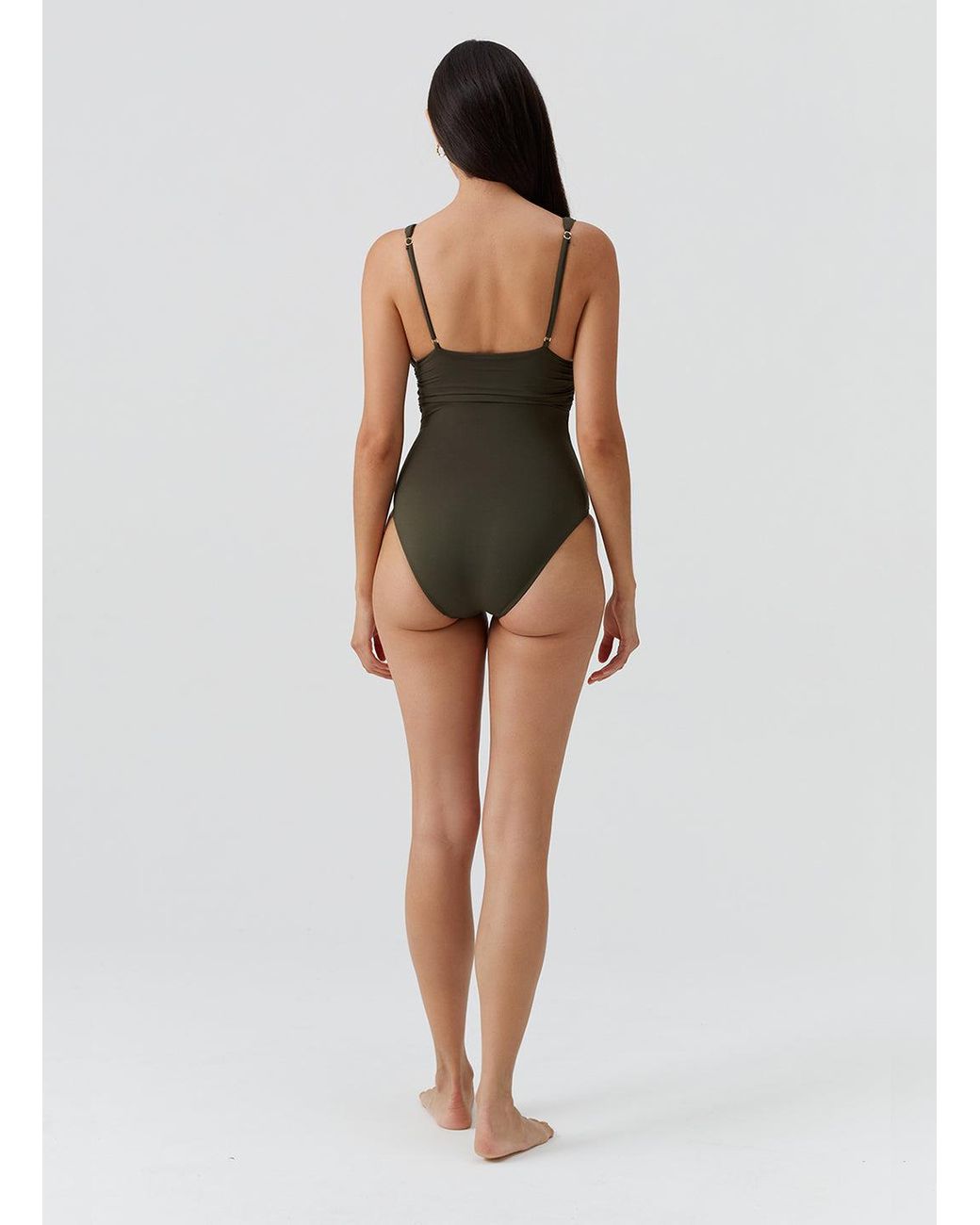 Melissa Odabash Green Panarea Swimsuit
