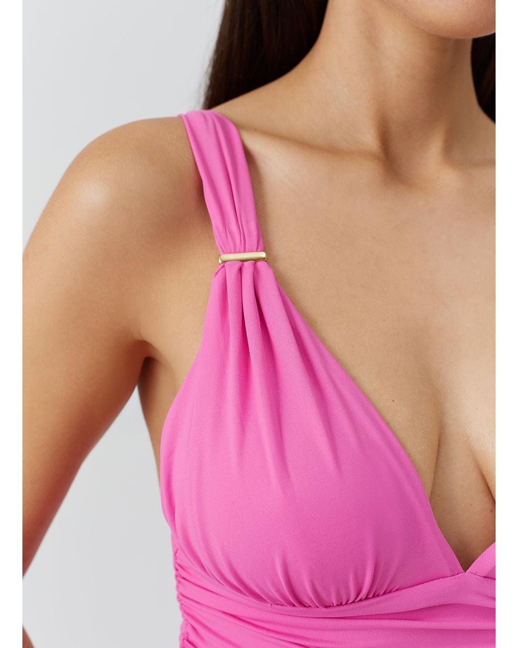 Melissa Odabash Pink Panarea Swimsuit
