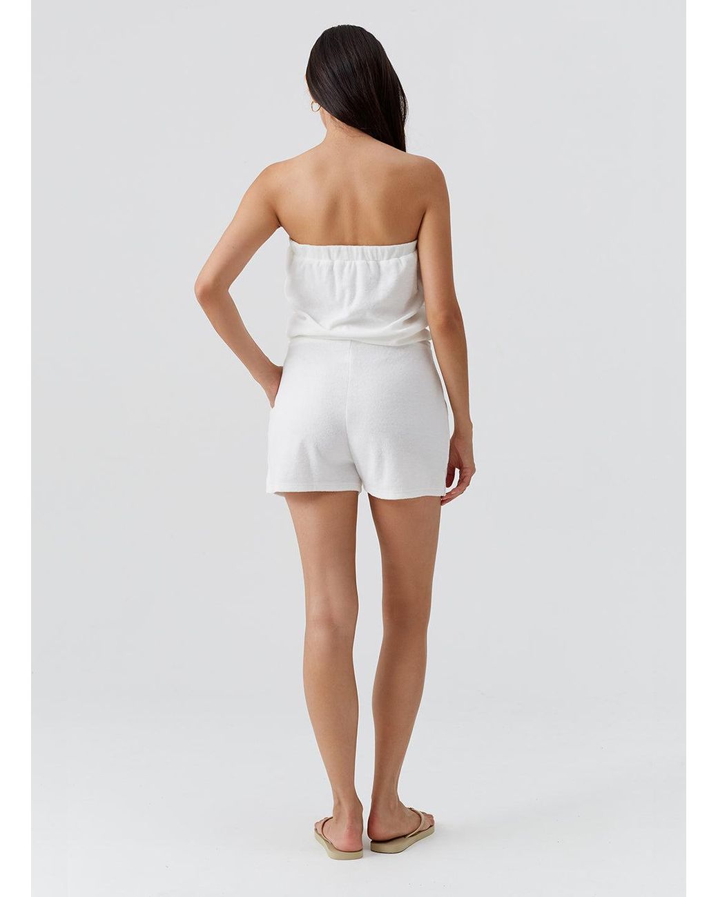 Melissa Odabash White Venus Playsuit
