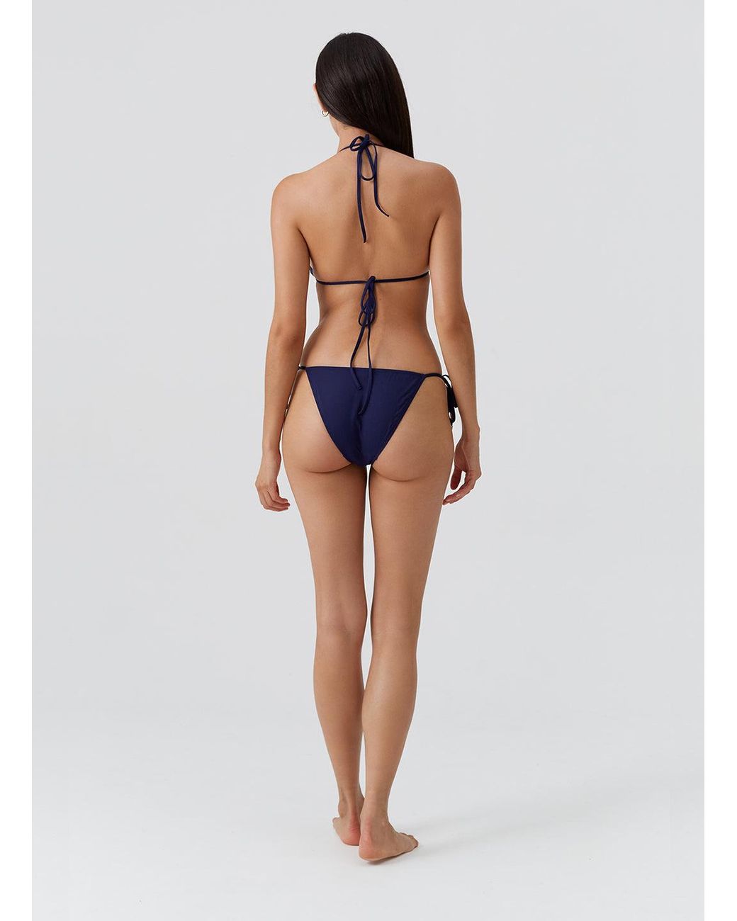 Melissa Odabash Blue Miami Bikini Bottom