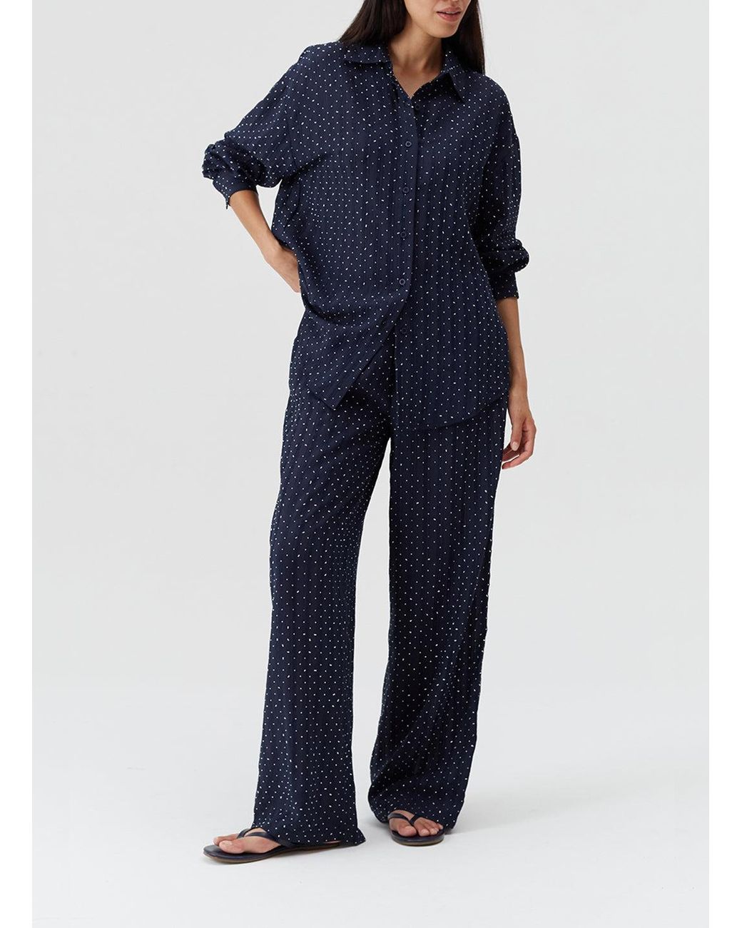 Melissa Odabash Blue Trisha Trousers