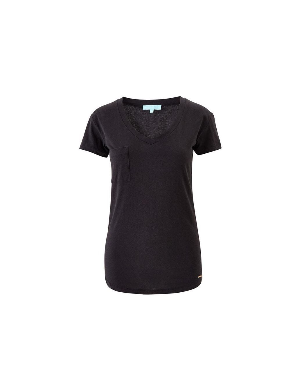 Melissa Odabash Black Exclusive Hadley T-Shirt