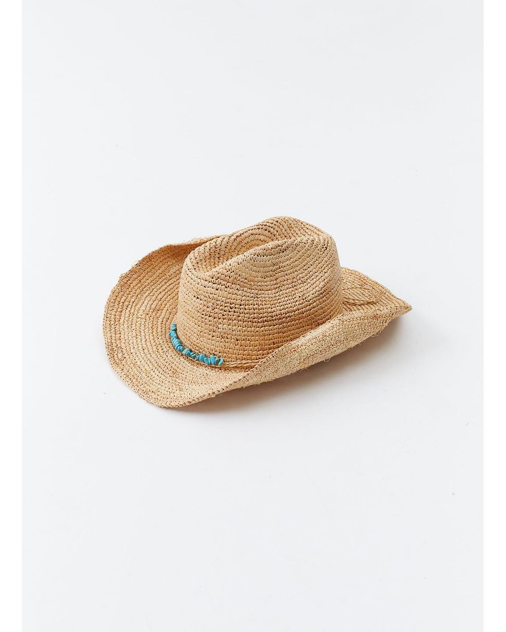 Melissa Odabash White Elle Tan Hat