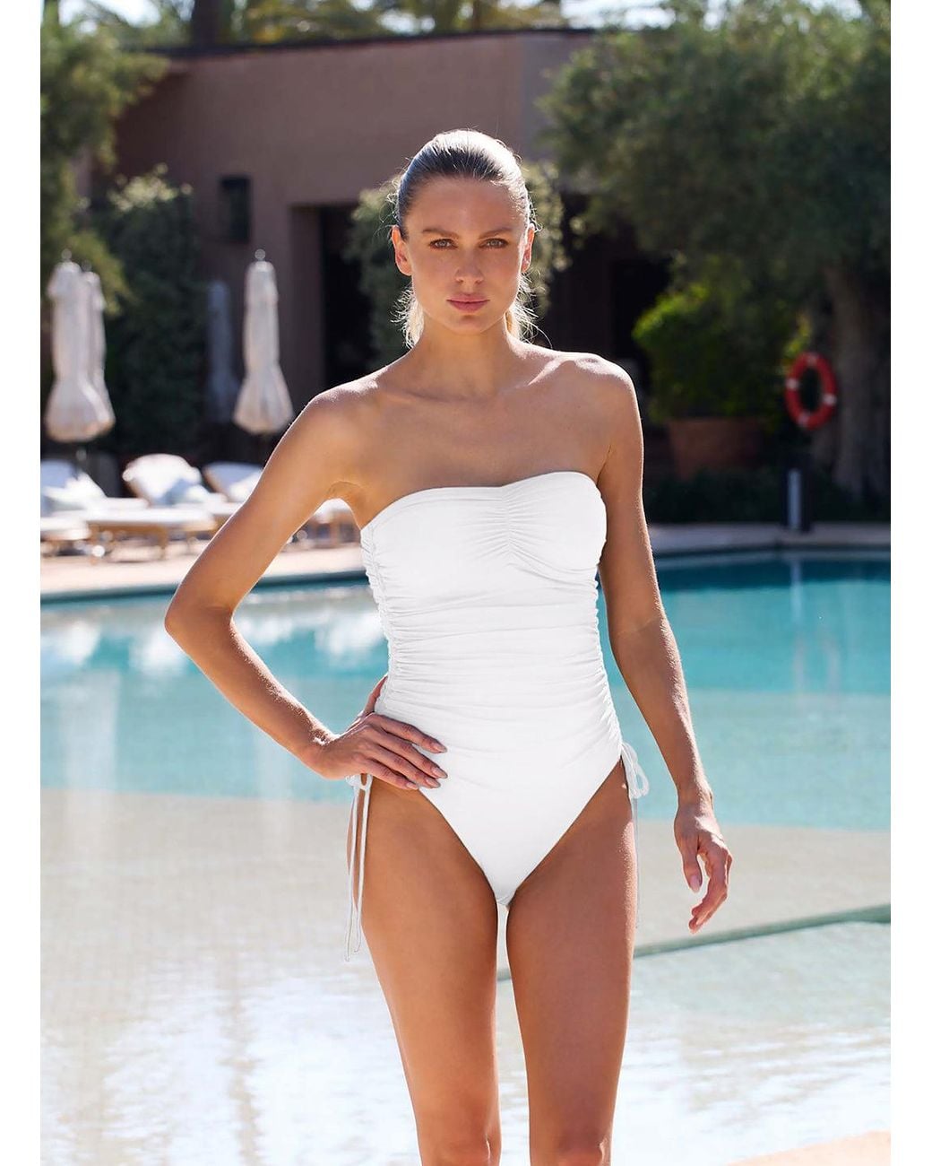 Melissa Odabash White Sydney Swimsuit