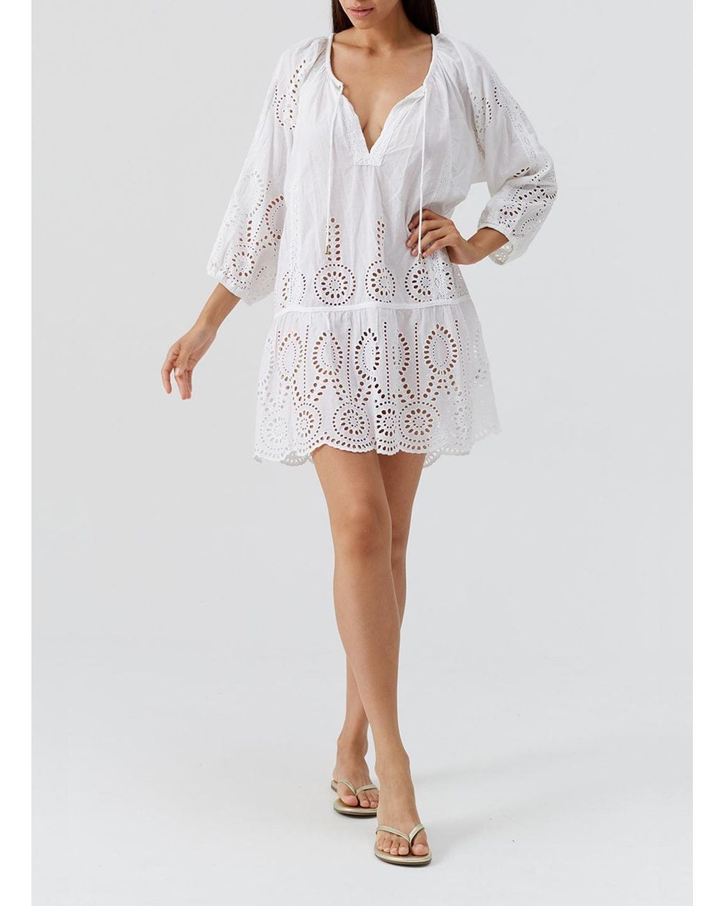 Melissa Odabash White Ashley Dress