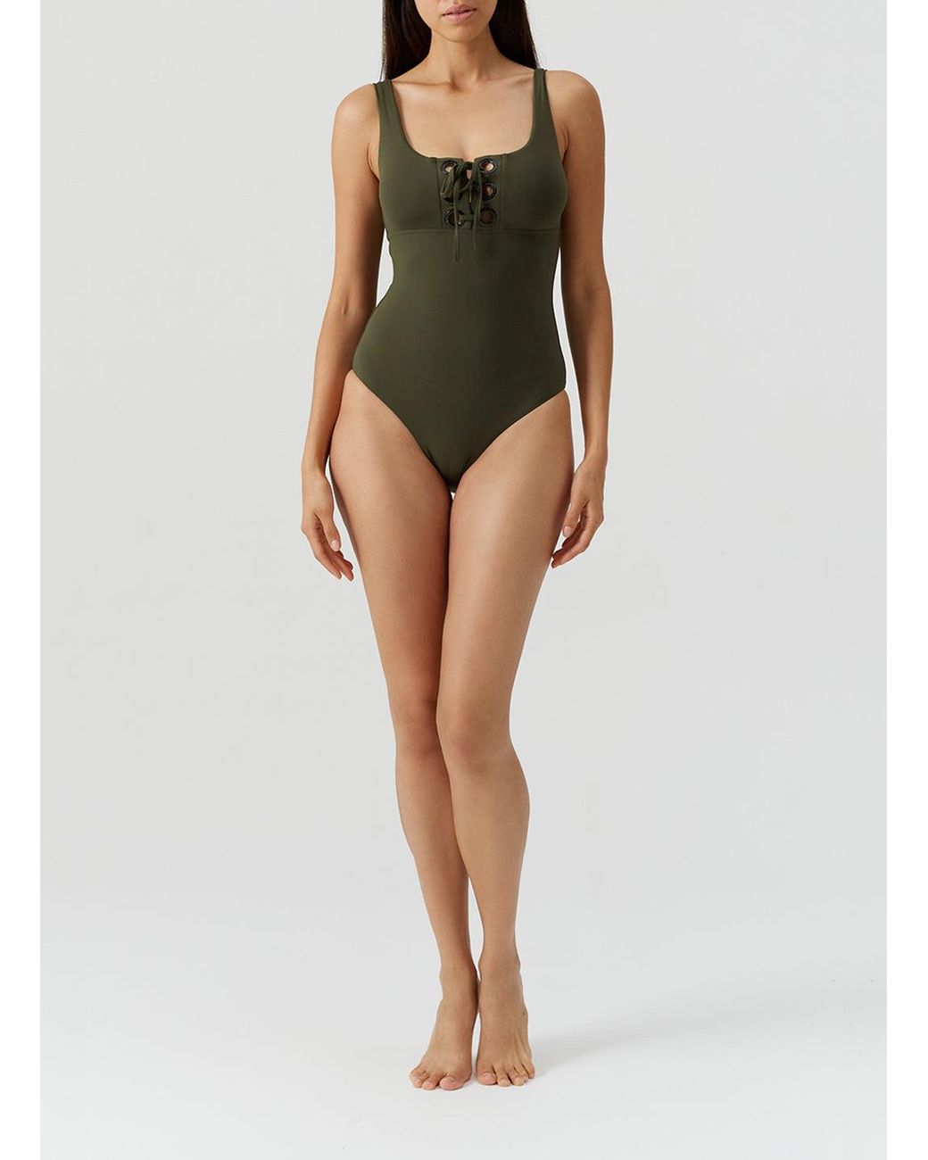 Melissa Odabash Green London Swimsuit