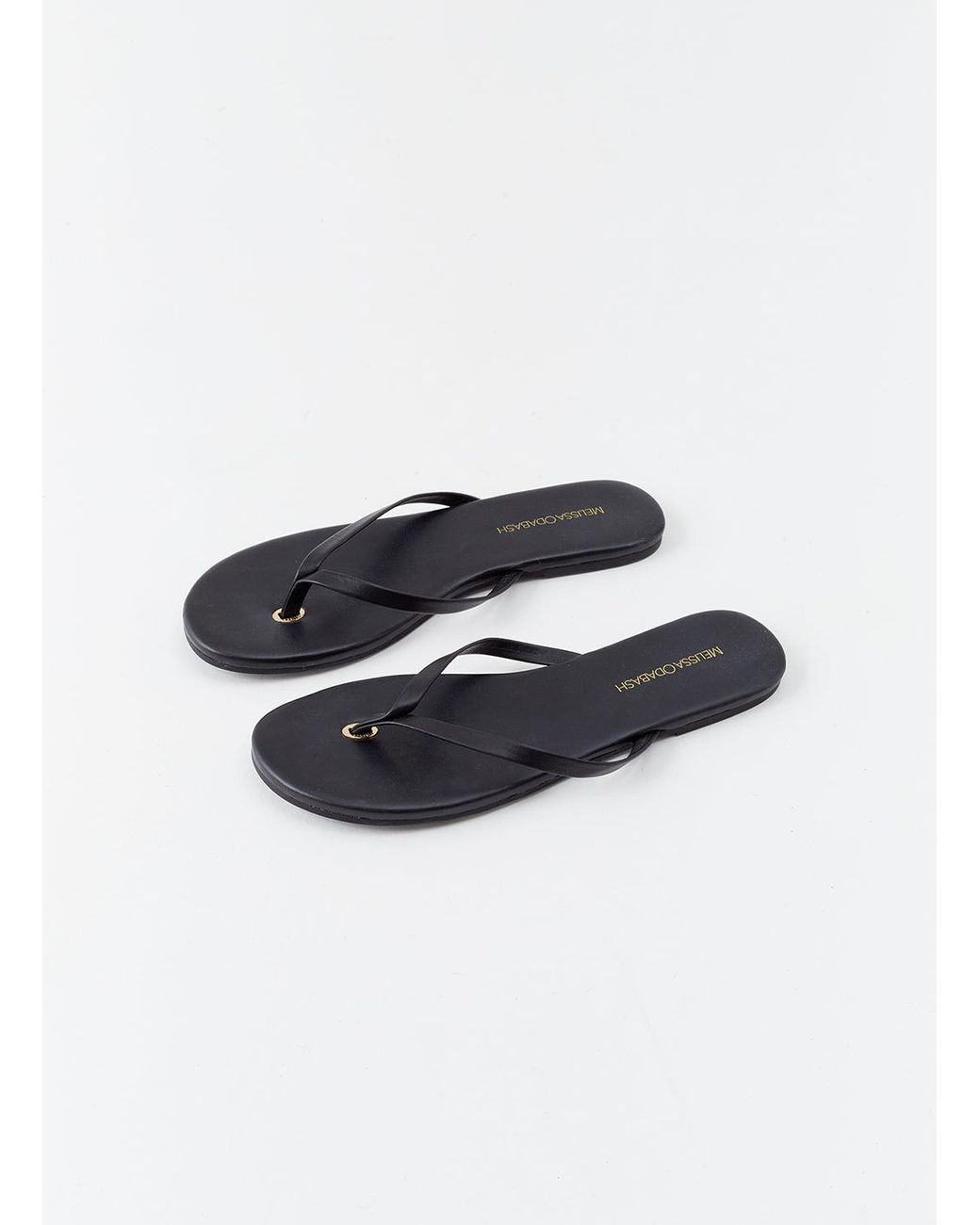Melissa Odabash Blue Leather Flip Flop