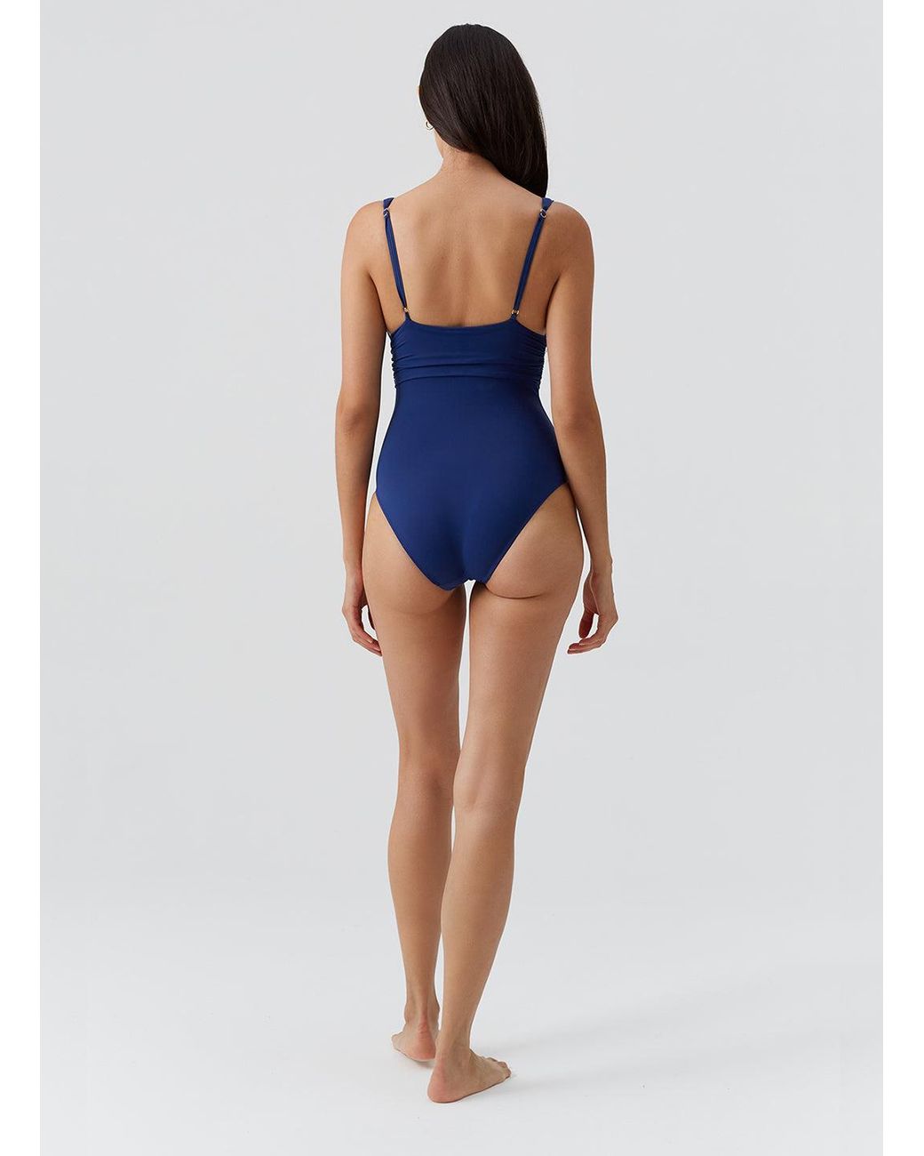 Melissa Odabash Blue Panarea Marine Swimsuit