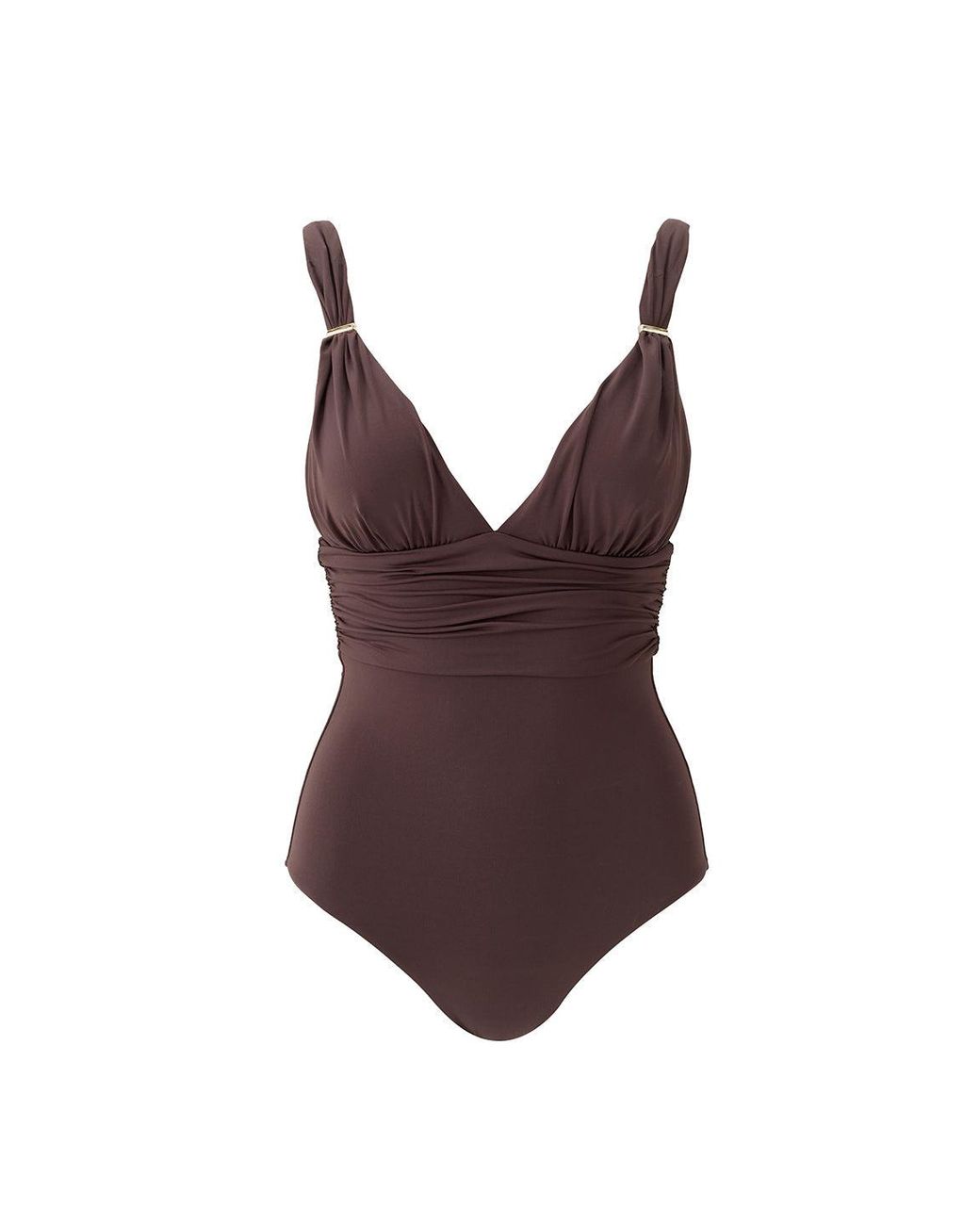 Melissa Odabash Brown Panarea Swimsuit
