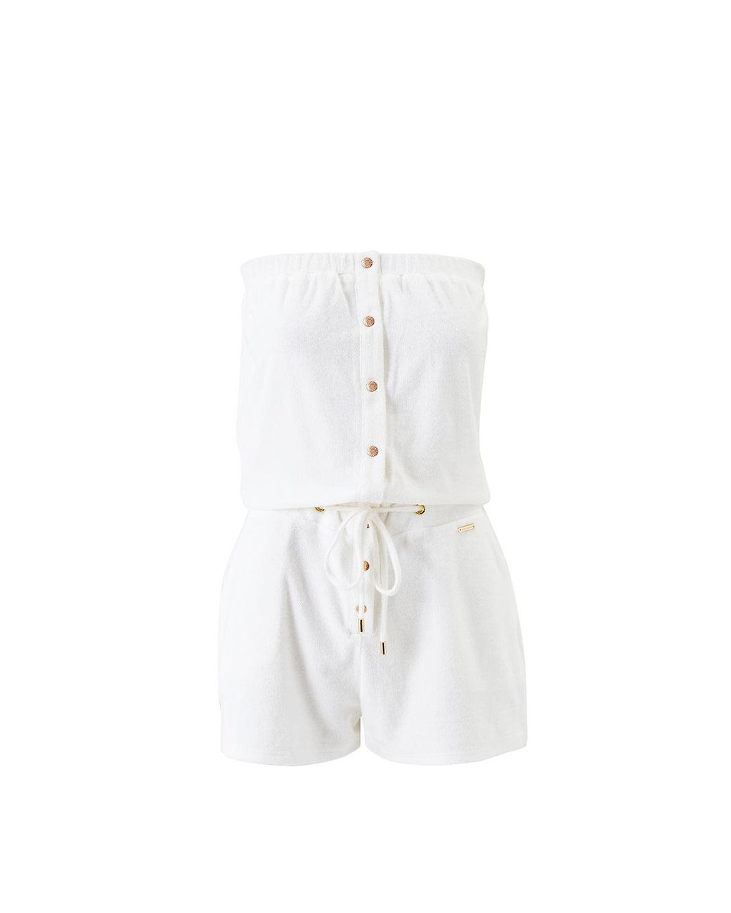 Melissa Odabash White Venus Playsuit