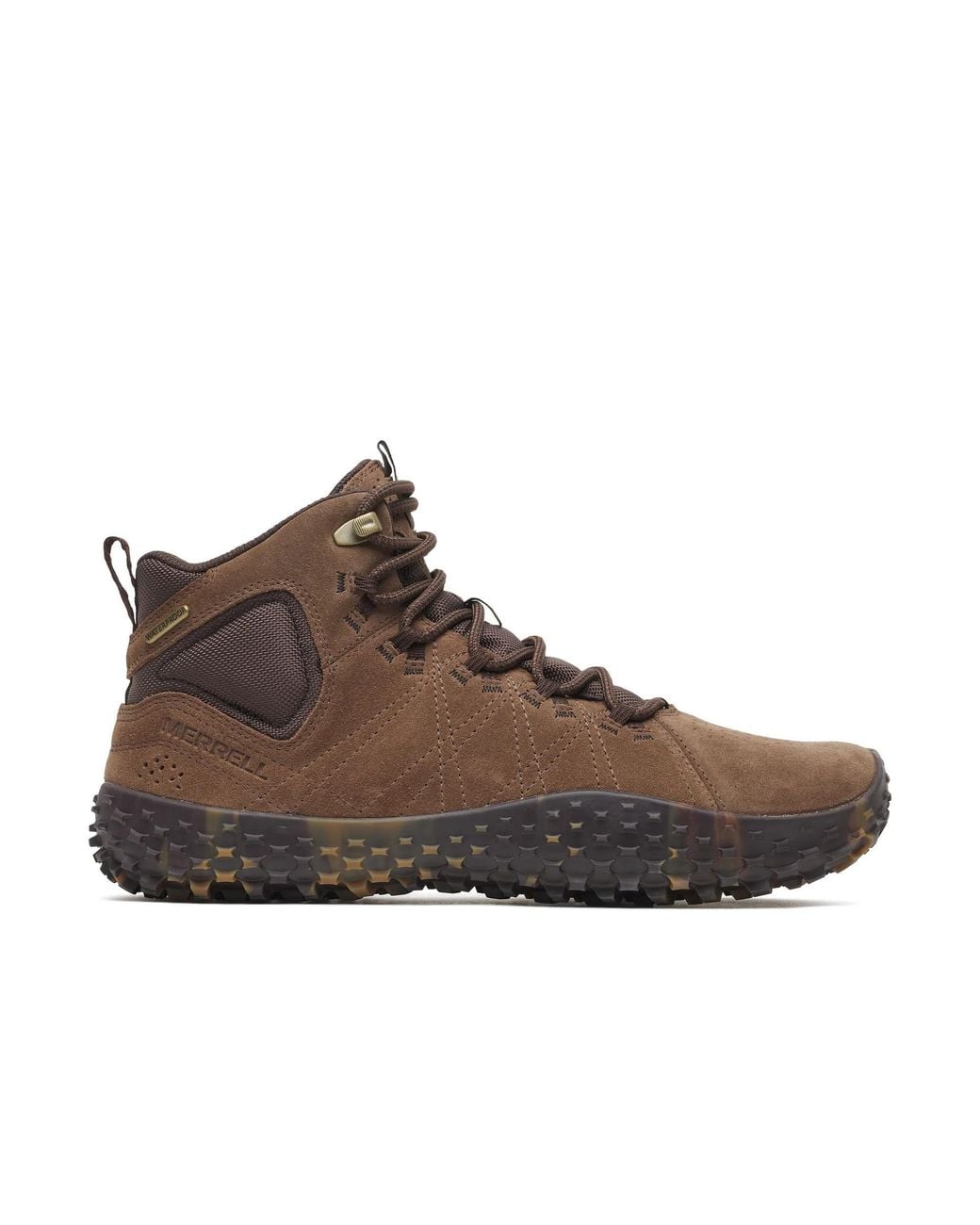 Merrell Brown Wrapt Mid Waterproof Men's Walking Boots - Ss25 for men