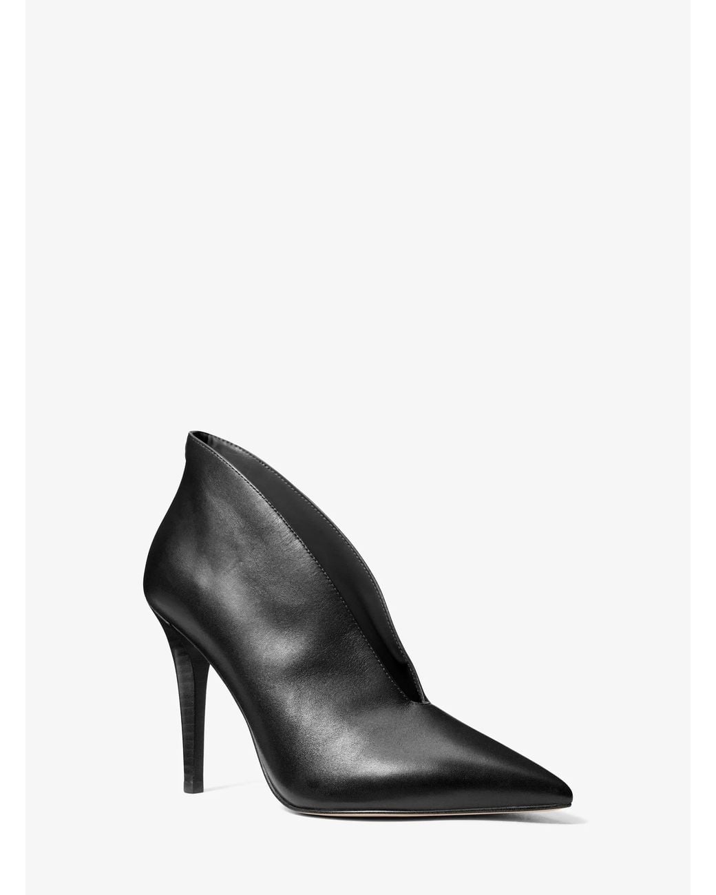 MICHAEL Michael Kors Black Michael Kors Tonya Leather Pump
