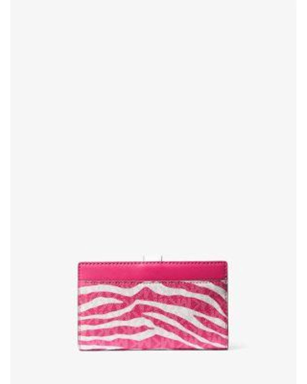 折りたたみ財布 MICHAEL KORS Greenwich Medium Zebra Signature Logo Wallet Greenwich Medium Zebra Signature Logo Wallet | Michael Kors [US]