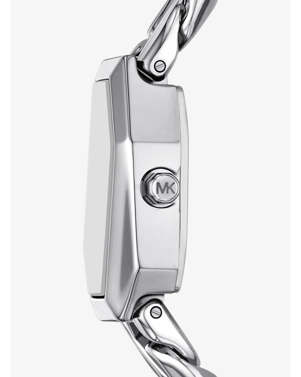 Michael Kors White Mk Petite Suri Pavé-Tone Watch