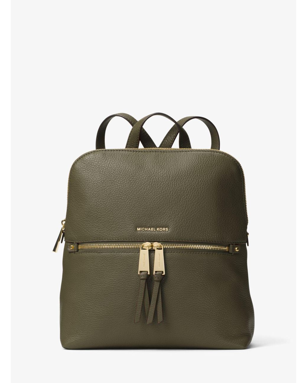 Michael kors rhea top medium leather backpack