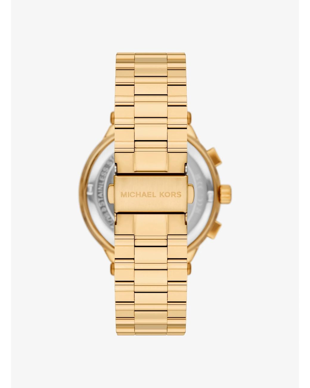 Michael Kors Metallic Oversized Billie-Tone Watch And Bracelet Gift Set