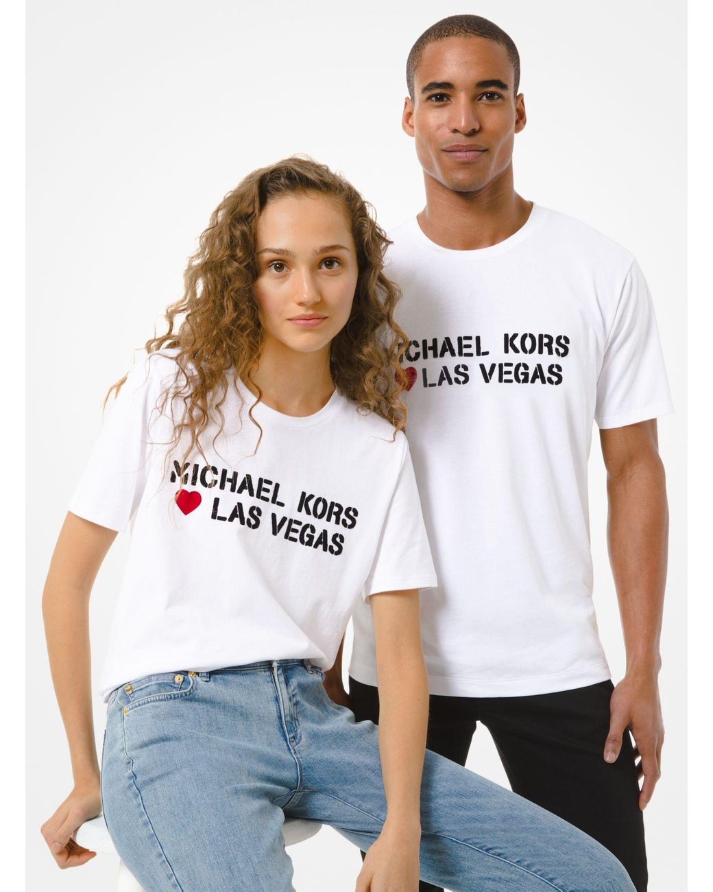 mk white t shirt