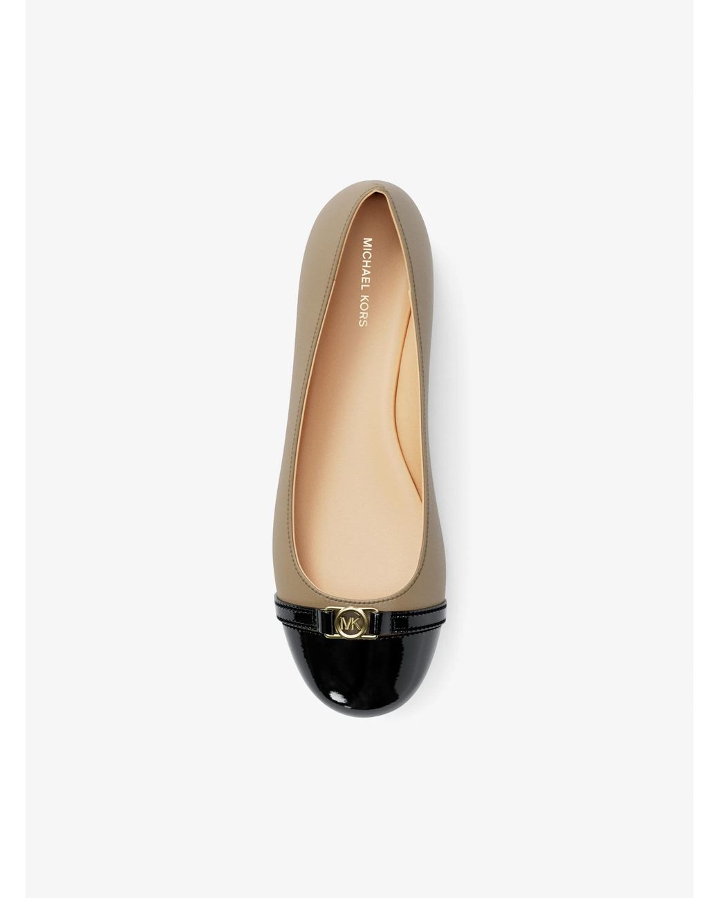 MICHAEL Michael Kors White Mk Mandy Leather Moccasin