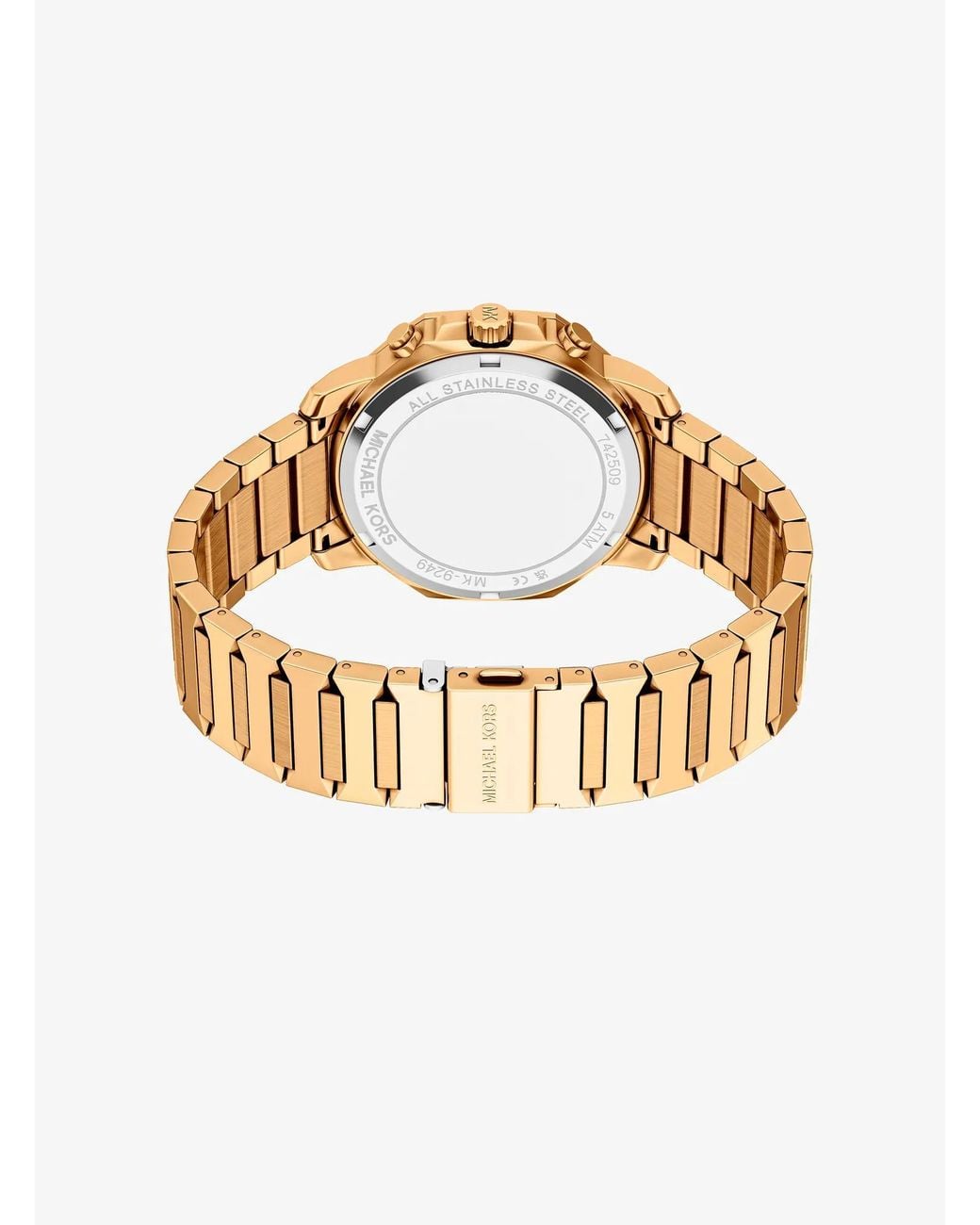 Michael Kors Metallic Oversized Prescott-Tone Watch for men