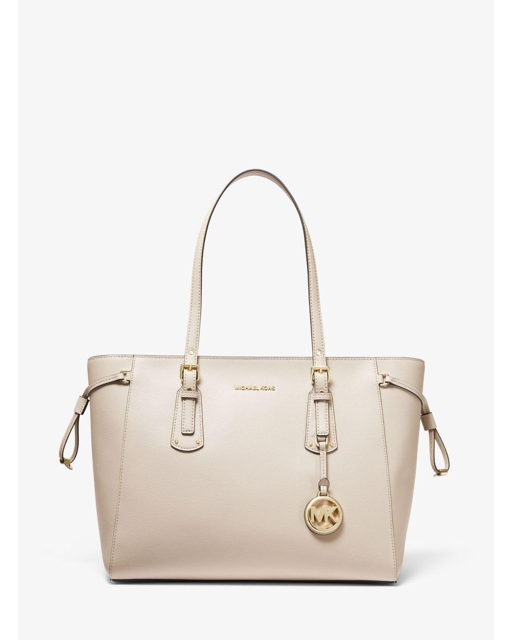 Michael michael kors hotsell voyager crossgrain leather tote