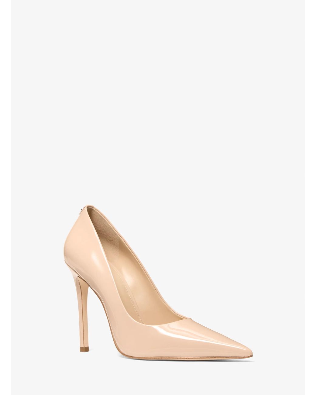MICHAEL Michael Kors Natural Mk Elyse Patent Leather Pump