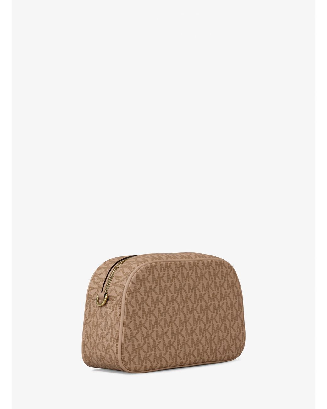 MICHAEL Michael Kors Natural Michael Kors Jet Set Small Signature Logo Camera Crossbody Bag