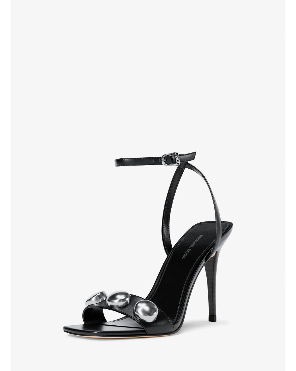 MICHAEL Michael Kors Black Mk Liana Studded Leather Sandal