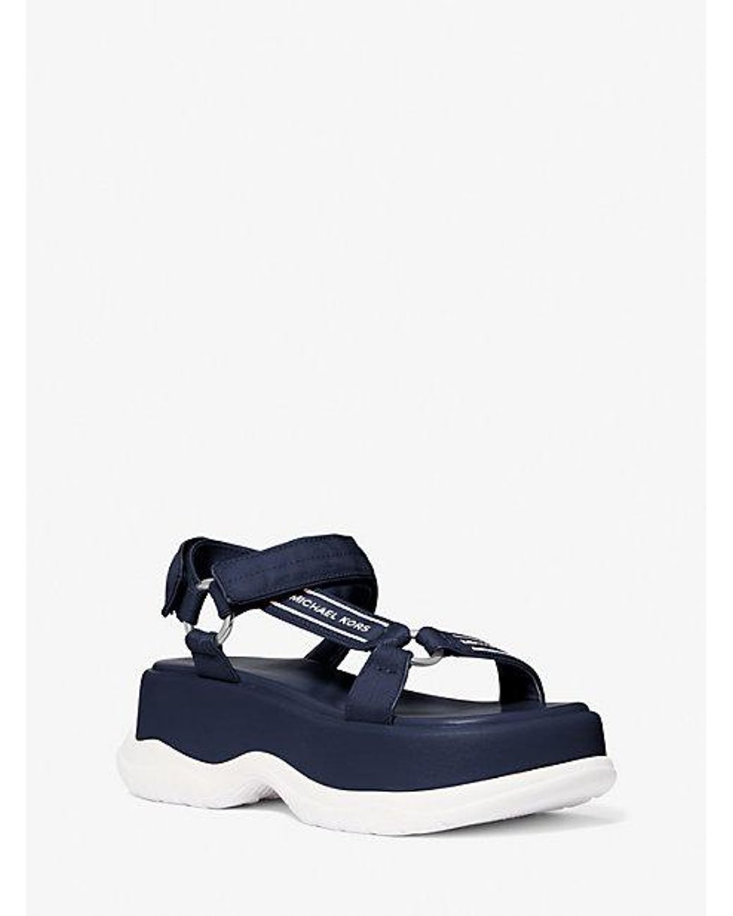 Michael Kors Katrina Nylon Sport Sandal in Blue | Lyst
