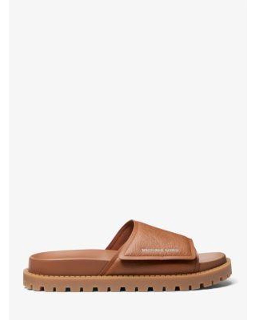 【MICHAEL KORS】LUKA スライドサンダル Michael Kors Luka Slide Sandal in Brown for Men | Lyst