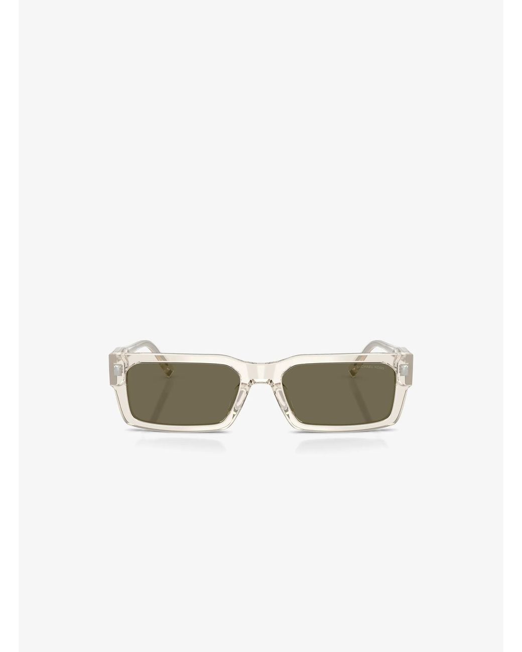 Michael Kors Brown Mk Split Sunglasses
