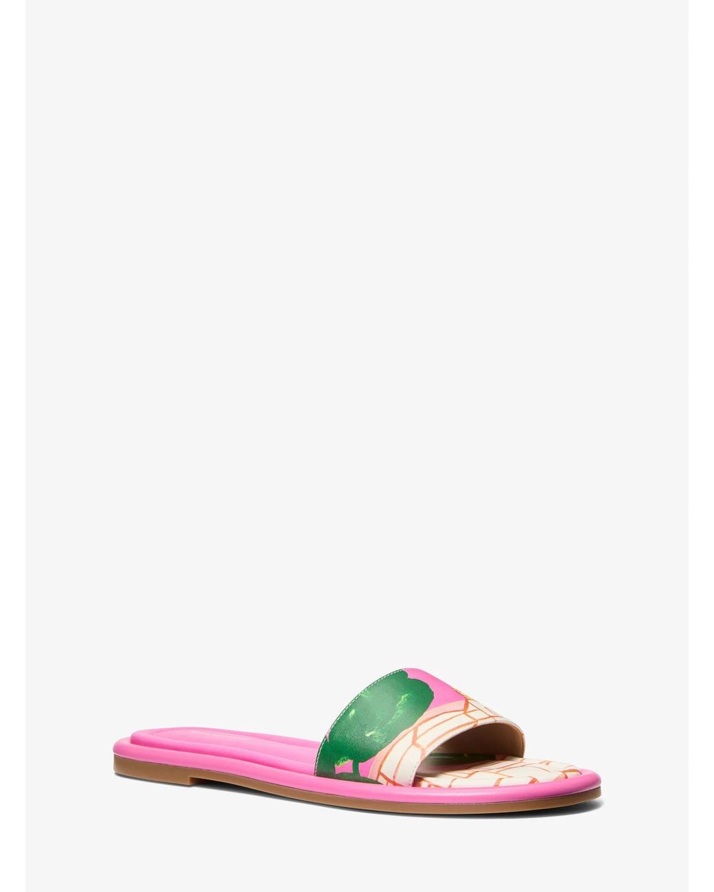 Michael Kors Pink Michael Kors X Christina Zimpel Dana Slide Sandal