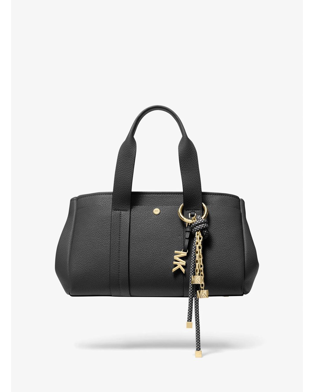 MICHAEL Michael Kors White Michael Kors-Tone And Speckled Cord Bag Charm