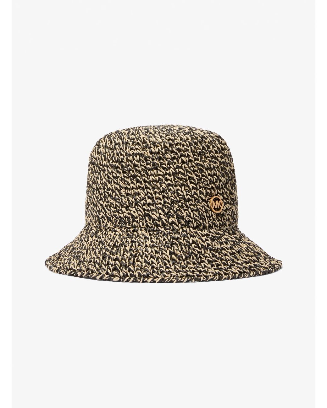 MICHAEL Michael Kors Natural Mk Crocheted Bucket Hat