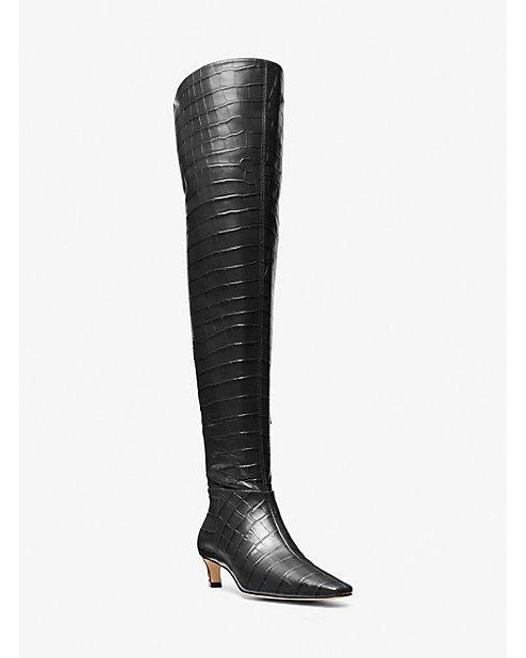 michael kors crocodile boots