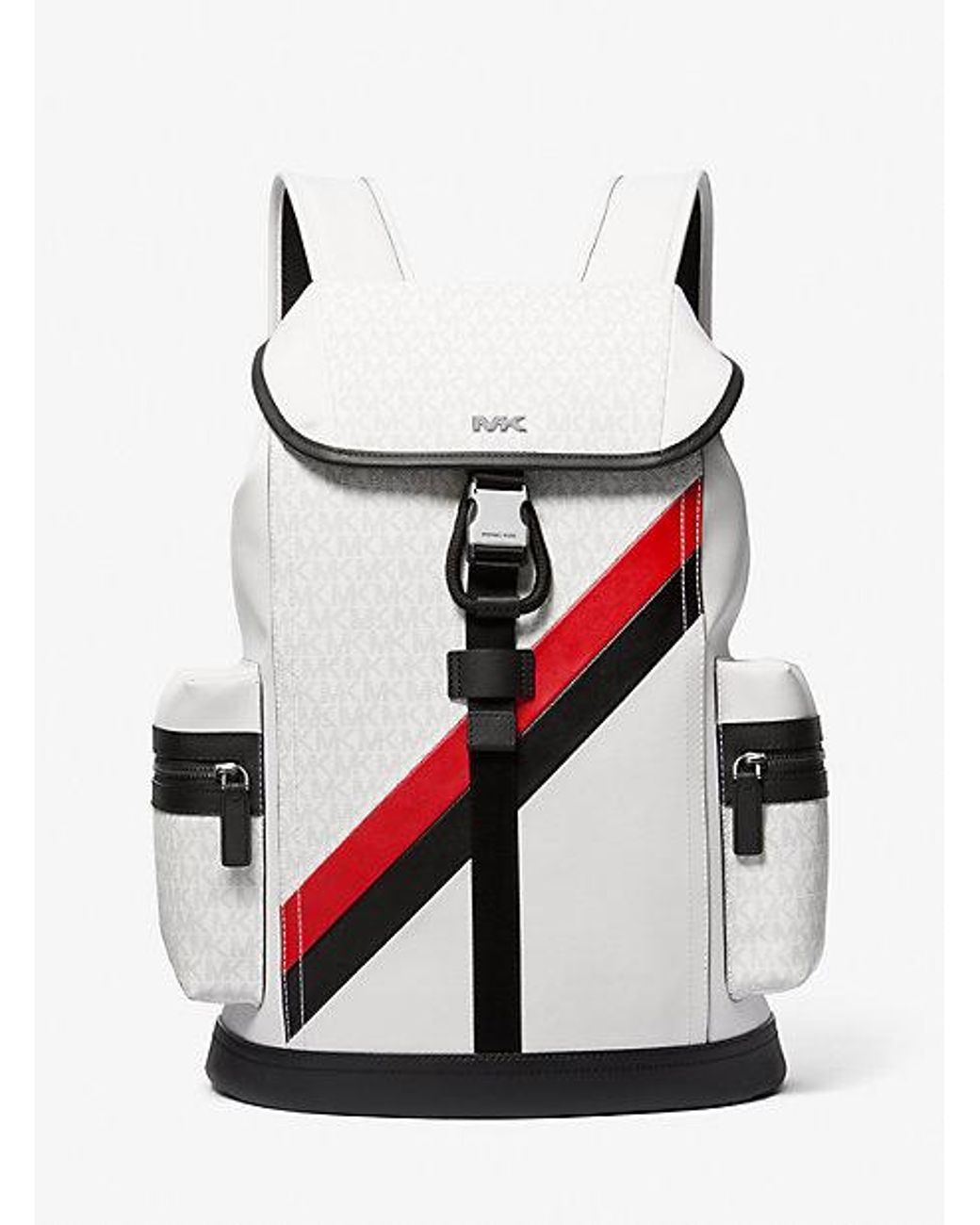 Michael Kors Rivington Logo Stripe Backpack in Black for Men Lyst